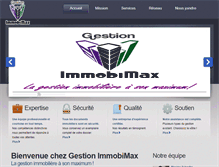 Tablet Screenshot of immobimax.com